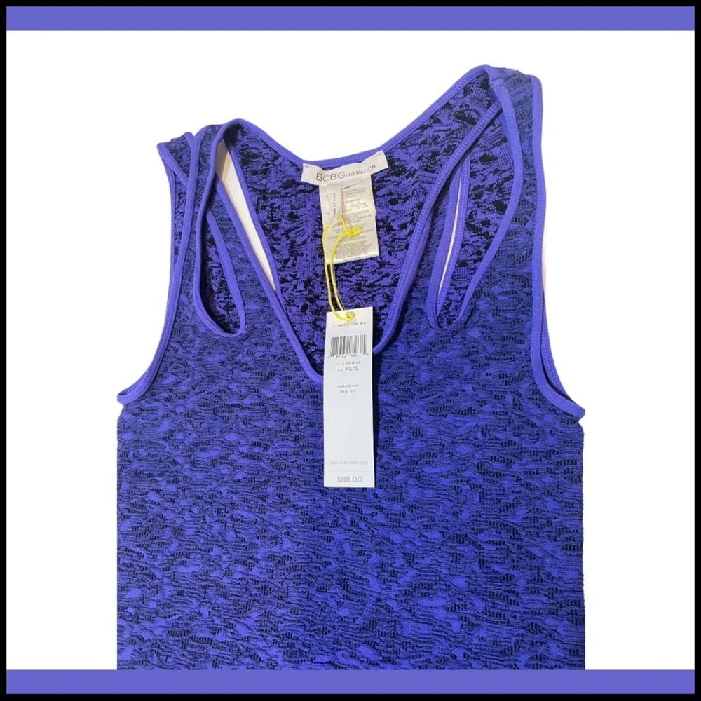 NWT BCBGeneration PERIBLU TWIST TANK BODYCON DRESS - Picture 10 of 10